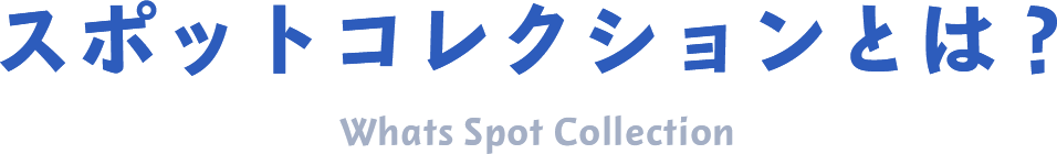 スポットコレクションとは？ Whats Spot Collection